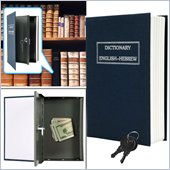 Trademark Global Dictionary Diversion Book Safe with Key Lock in Metal