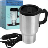 Trademark Global Joe Traveller Heated Stainless Steel 12 Volt Travel Mug