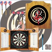 Trademark Global Miller Girl in the Moon Dart Cabinet with Darts and Board included