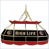 Trademark Global Miller Girl in the Moon 28 Inch Stained Glass Game Table Light