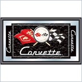 Trademark Global Corvette C1 Framed Mirror in Black