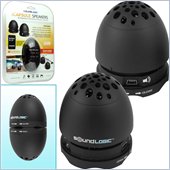 Trademark Global Rechargeable Egg Nesting Speakers USB
