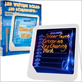 Trademark Global Trademark Home LED Writing Menu Message Board - White