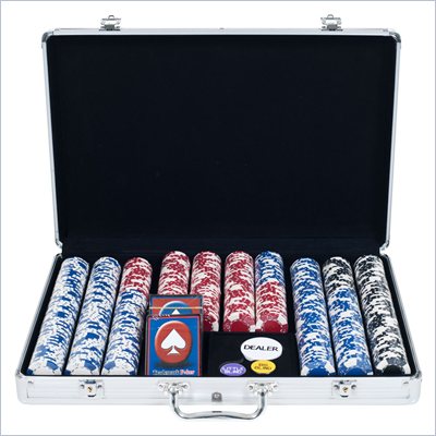Trademark 650 pc LUCKY CROWN 11.5g Chip Set w/Executive Alum. Case