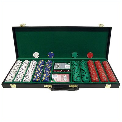 Trademark 500 13 gm Pro Clay Casino Chips w/ Deluxe Case