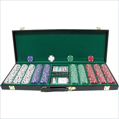 Trademark 500 chip set Texas Hold'em with Vinyl Case