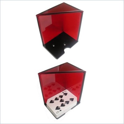 Trademark 6 Deck Discard Holder (Red) with Top