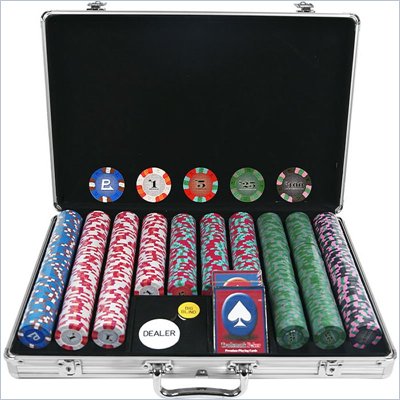 Trademark 650 Chip NexGenTPRO Classic Style Set With Aluminum Case