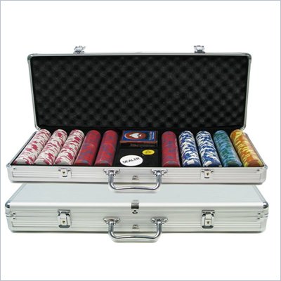 Trademark 500 Las Vegas EDGE SPOT NEXGENT Poker Chips w/Aluminum Case