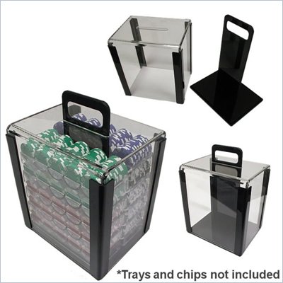 Trademark 1000 Chip Capacity Clear Carrier