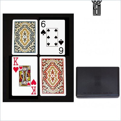 Trademark KEM Jumbo Index Paisley Bridge Size Playing Cards
