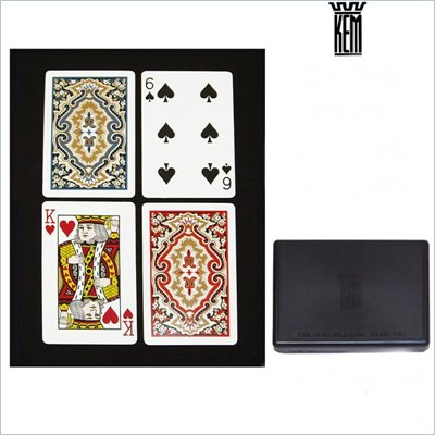 Trademark KEM Narrow Paisley Bridge Playing Cards