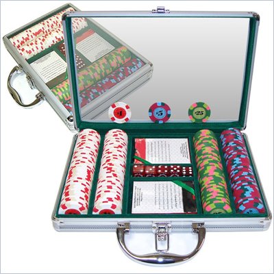 Trademark 200 PaulsonR Tophat & Cane FULL Clay Chips with Alum. Case