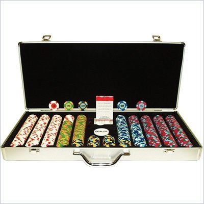 Trademark 650 PaulsonR Tophat and Cane FULL Clay Chips with Alum. Case