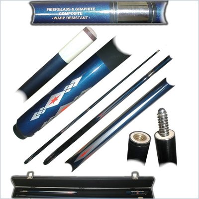Trademark Fiberglass Blue Diamond Star Pool Stick