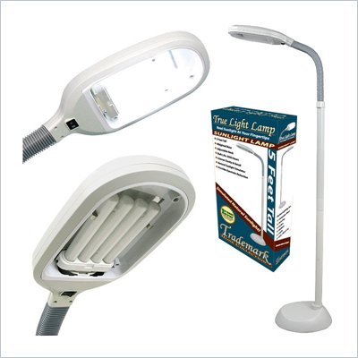 Trademark Global Sunlight Floor Lamp 5 Feet with Trademark Home Collection