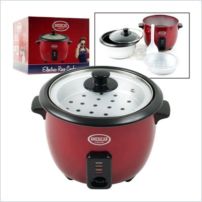 Trademark Global American Originals Electric Rice Cooker 