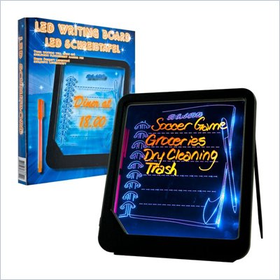 Trademark Global Trademark Home LED Writing Menu Message Board - Black