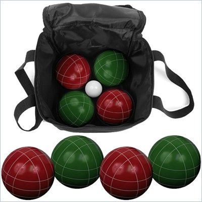 Trademark 9 Piece Bocce Ball Set with Easy Carry Nylon Bag