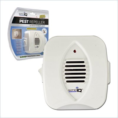 Trademark Global Ultrasonic Pest Repeller with Built-in Night Light