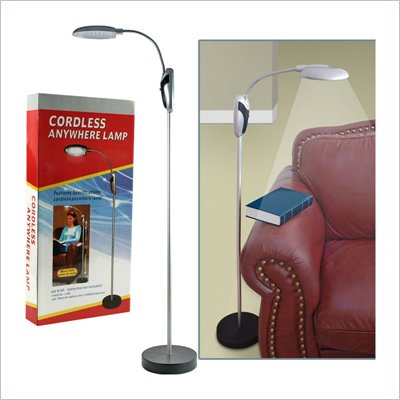 Trademark Global Super Bright Portable Cordless Floor Lamp 