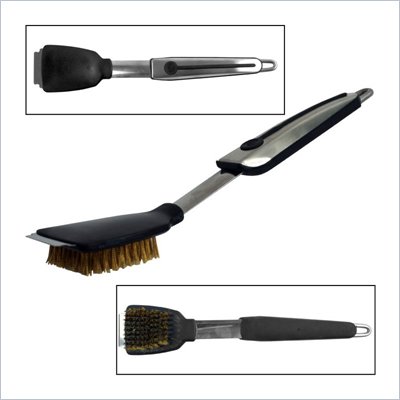 Trademark Global Hoffritz Stainless Steel BBQ Grill Brush