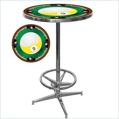 Trademark 9-Ball Light Pub Table