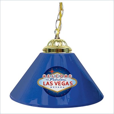 Trademark Welcome to Las Vegas 14 Inch Single Shade Bar Lamp