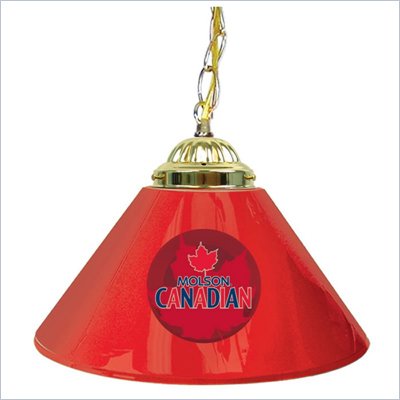 Trademark Molson Canadian 14 Inch Single Shade Bar Lamp