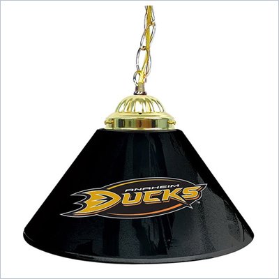 Trademark NHL Anaheim Ducks 14 Inch Single Shade Bar Lamp