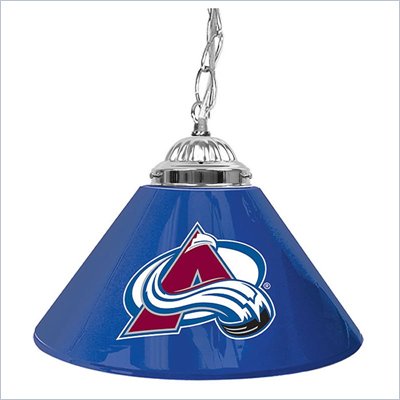 Trademark NHL Colorado Avalanche 14 Inch Single Shade Bar Lamp