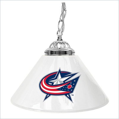 Trademark NHL Columbus Blue Jackets 14 Inch Single Shade Bar Lamp
