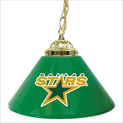 Trademark NHL Dallas Stars 14 Inch Single Shade Bar Lamp