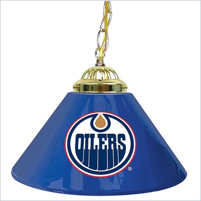 Trademark NHL Edmonton Oilers 14 Inch Single Shade Bar Lamp