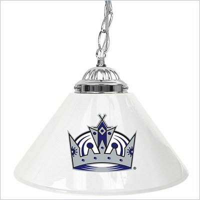 Trademark NHL Los Angeles Kings 14 Inch Single Shade Bar Lamp