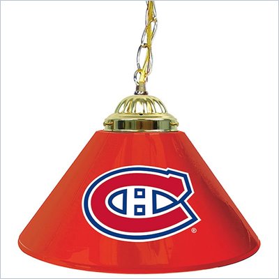 Trademark NHL Montreal Canadiens 14 Inch Single Shade Bar Lamp