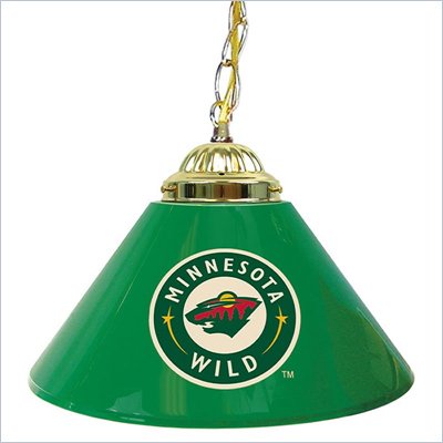 Trademark NHL Minnesota Wild 14 Inch Single Shade Bar Lamp