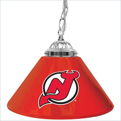 Trademark NHL New Jersey Devils 14 Inch Single Shade Bar Lamp