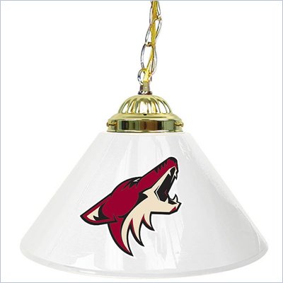 Trademark NHL Phoenix Coyotes 14 Inch Single Shade Bar Lamp