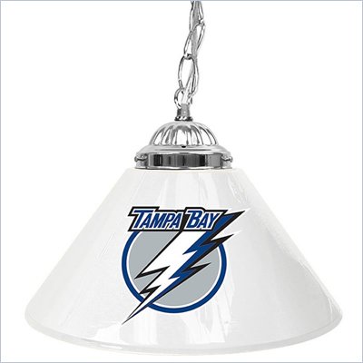 Trademark NHL Tampa Bay Lightning 14 Inch Single Shade Bar Lamp