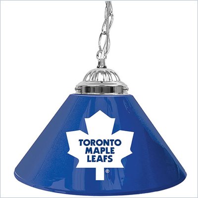 Trademark NHL Toronto Maple Leafs 14 Inch Single Shade Bar Lamp