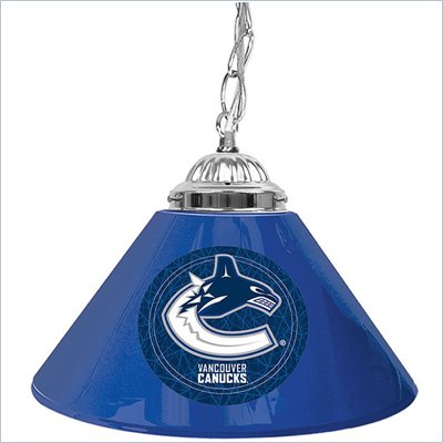 Trademark NHL Vancouver Canucks 14 Inch Single Shade Bar Lamp