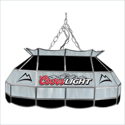 Trademark Coors Light 28" Stained Glass Pool Table Lamp
