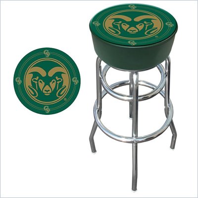 Trademark Retro Colorado State University Padded Bar Stool