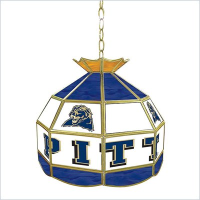 Trademark University of Pittsburgh Stained Glass  Lamp - 16 Inch
