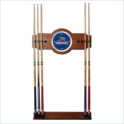 Trademark BYU 2 Piece Wood and Mirror Wall Cue Rack
