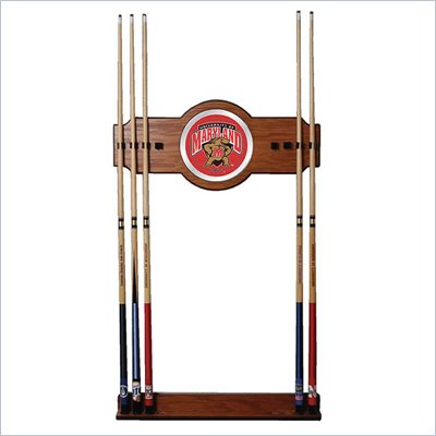 Trademark Maryland University Wood & Mirror Wall Cue Rack
