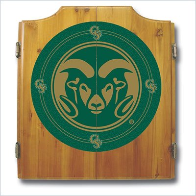 Trademark Colorado State Univ. Dart Cabinet -  Darts and Board