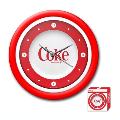 Trademark Global Coca-Cola Clock Neon Retro Style Collectible