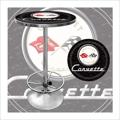 Trademark Global Corvette C1 Pub Table in Black